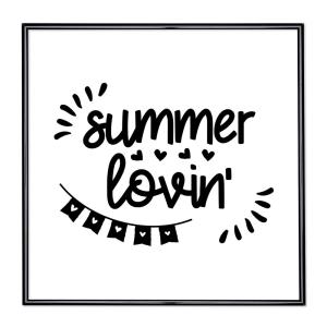 Scritta incorniciata Summer Lovin