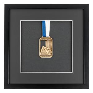 Cornice per medaglie 30x30 cm, nero