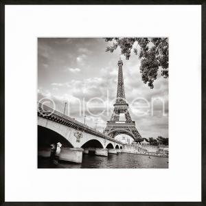 Foto Parigi con cornice in alluminio C2