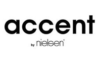 Logo aziendale del marchio accent by Nielsen