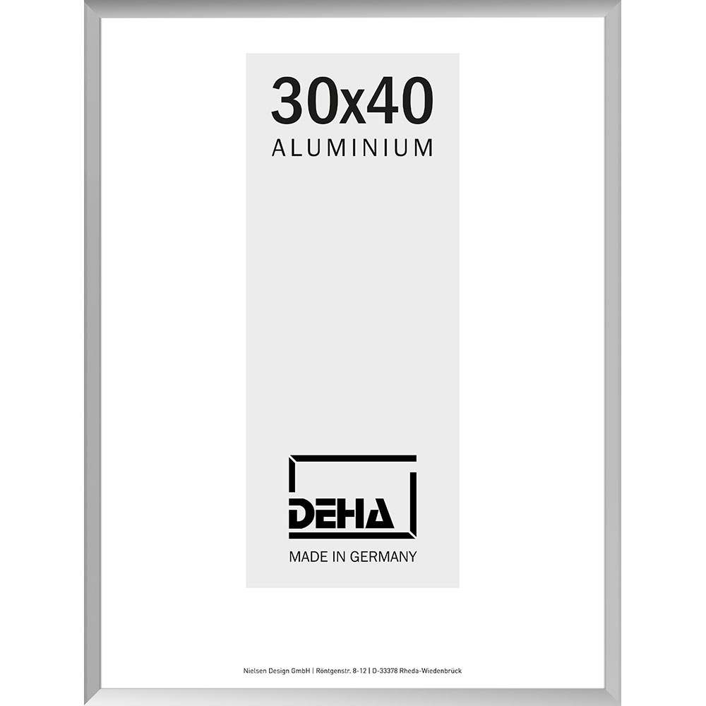 Cornice in alluminio Sceptrum 28x35 cm | colore naturale, lucido | Vetro standard