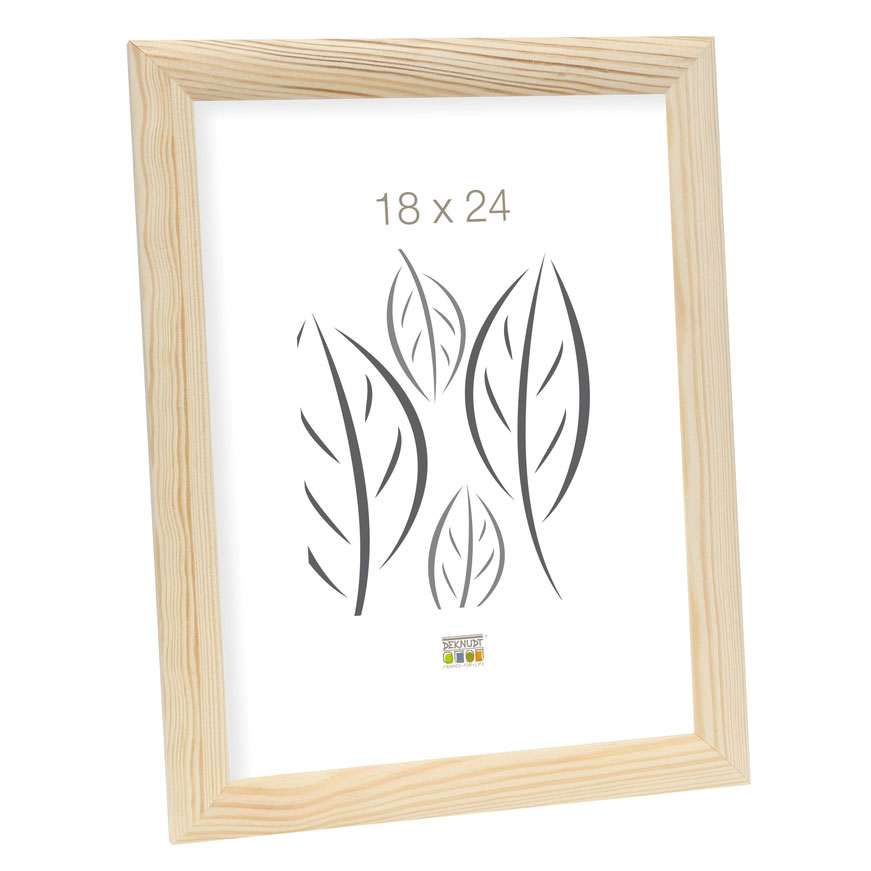 Cornice in legno Luise 30x45 cm | colore naturale | Vetro standard