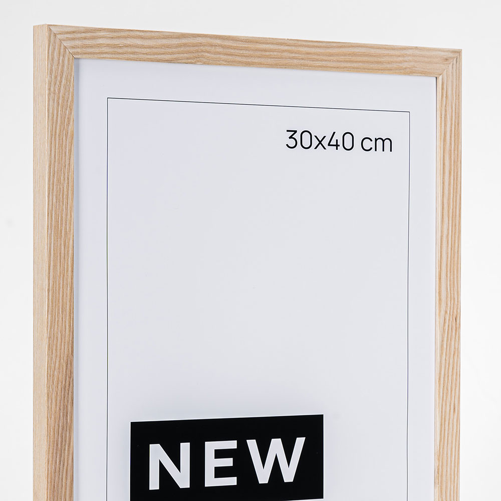 FramesFactory Cornice in legno New Basic 50x50 cm - rovere - vetro  artificiale