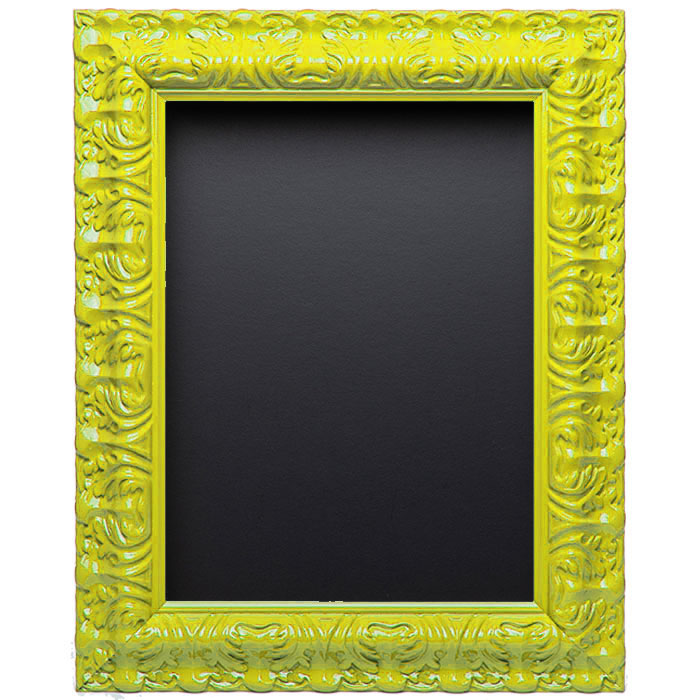 Cornice portaoggetti Salamanca Color 30x70 cm | giallo zinco | Vetro standard