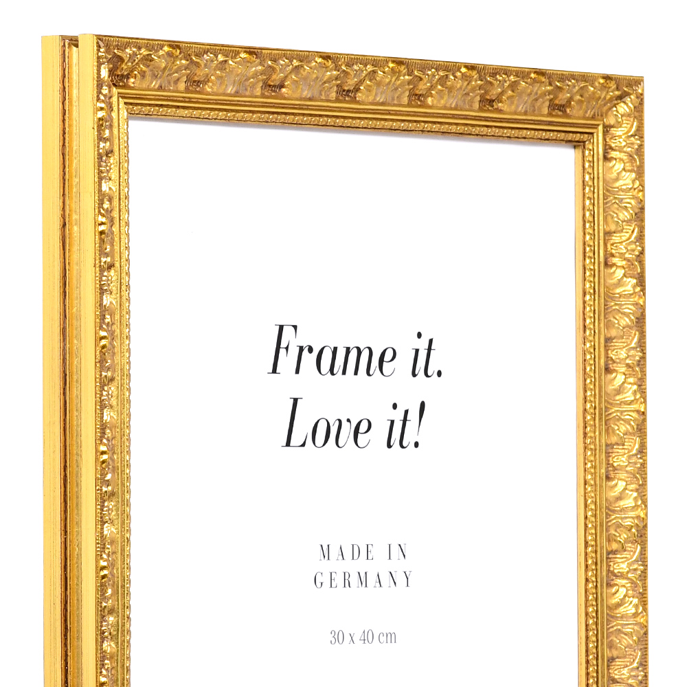 Cornice barocca Versailles 13x18 cm | dorato | Vetro antiriflesso