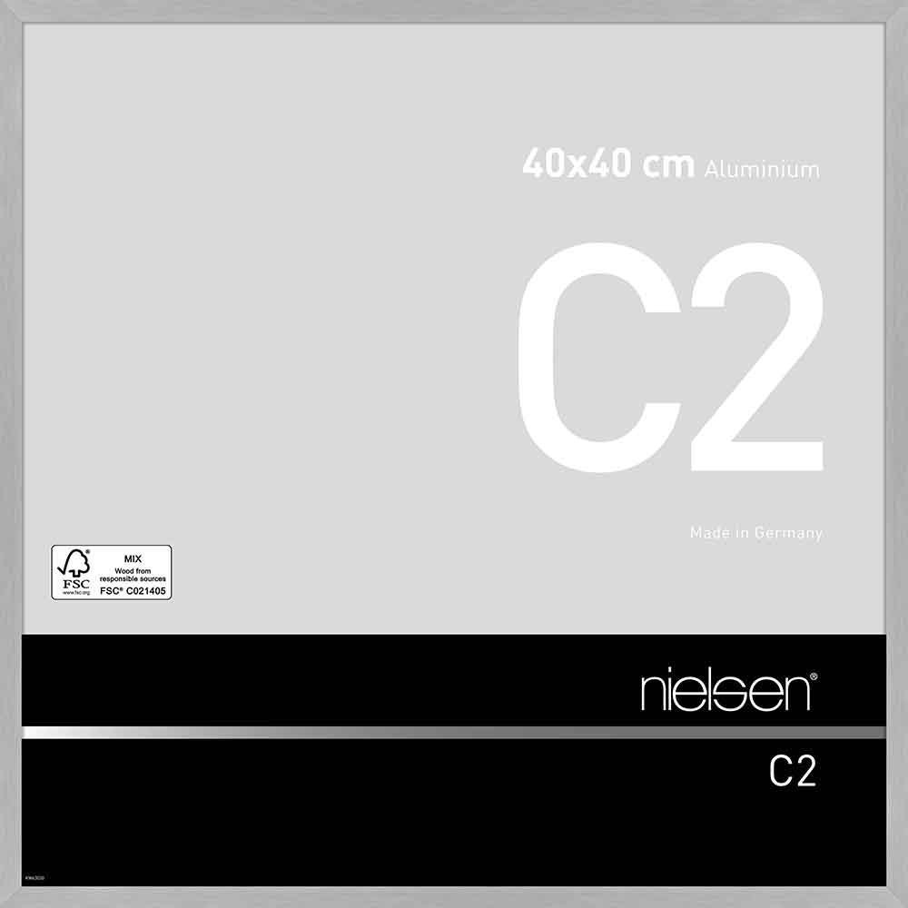 Nielsen Alluminio Cornice Atlanta Struttura Argento Opaco 40x50 cm 