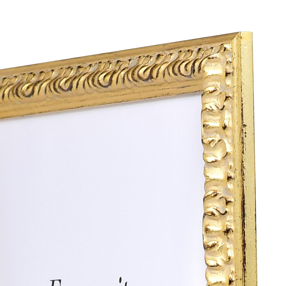 Cornice 50x70 in legno dorata foglia oro per quadro stile antica barocca  vintage